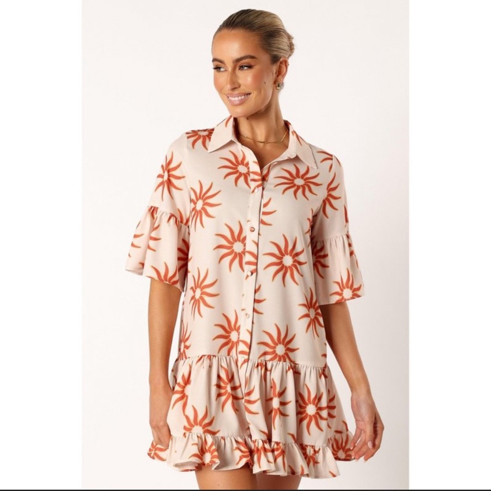 Petal & Pup dress with sun pattern